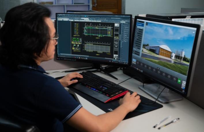 Structural design work in ABI's in-house engineering team